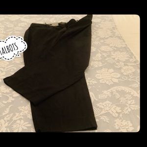 Talbots Black Capris